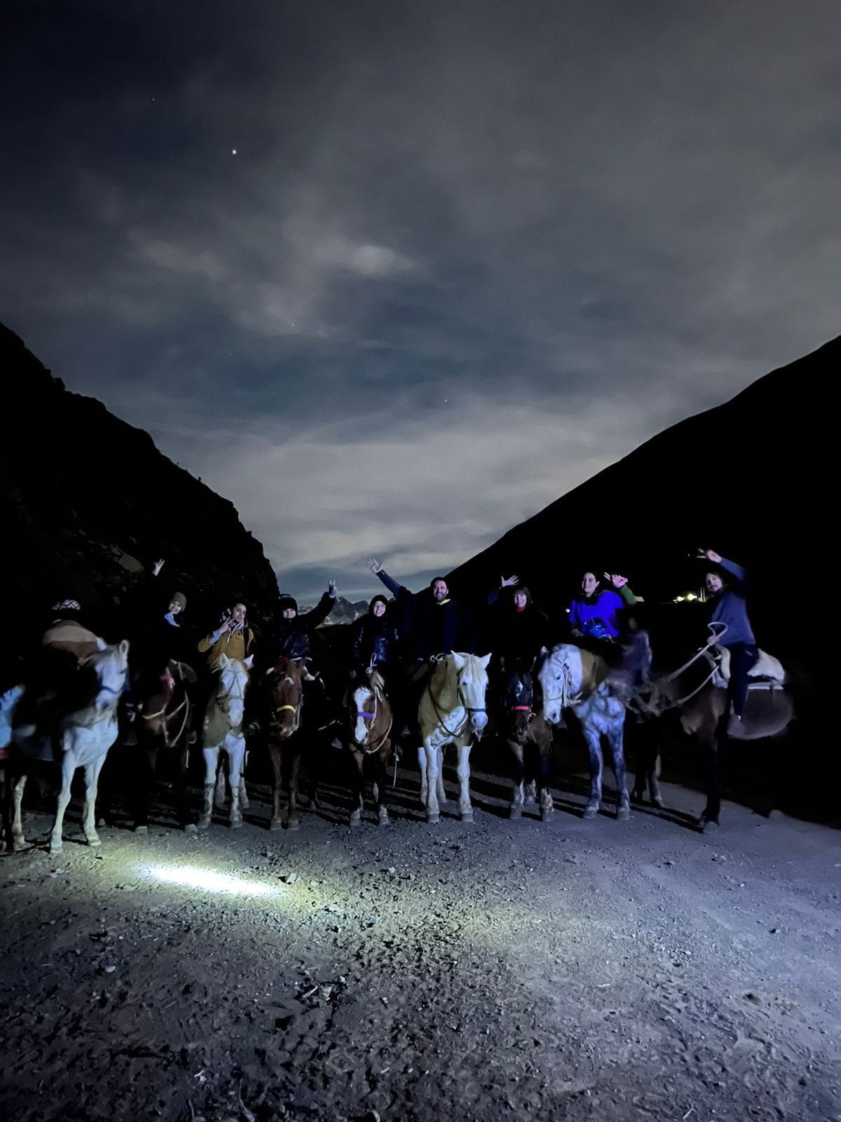 Cabalgata Lunada o Nocturna Bajo las Estrellas